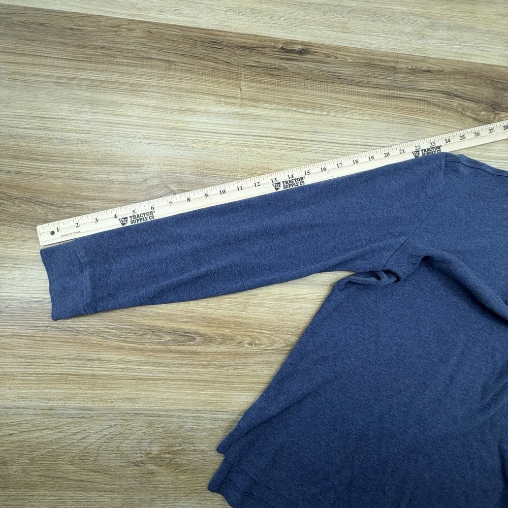 Ralph Lauren Polo Shirt Mens M Navy Blue Long Sleeve Pony Solid Cotton